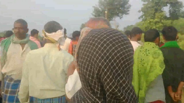 राष्ट्रीय राजमार्ग एनएच 80 मेदनी चौकी थाना क्षेत्र के पहाड़पुर गांव में सड़क हादसे में एक की मौत एक घायल