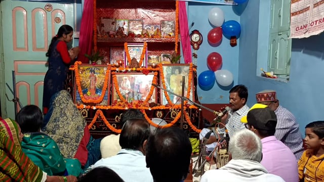 24 घंटे का अखंड सत्य साईं भजन का कार्यक्रम सूर्यगढ़ा प्रखंड के अंतर्गत जगदीशपुर गांव में किया गया