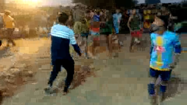 सोनई के थोक सुम्मेरा में जारी है प्रो कबड्डी टूर्नामेंट के दौरान, सेमीफाइनल