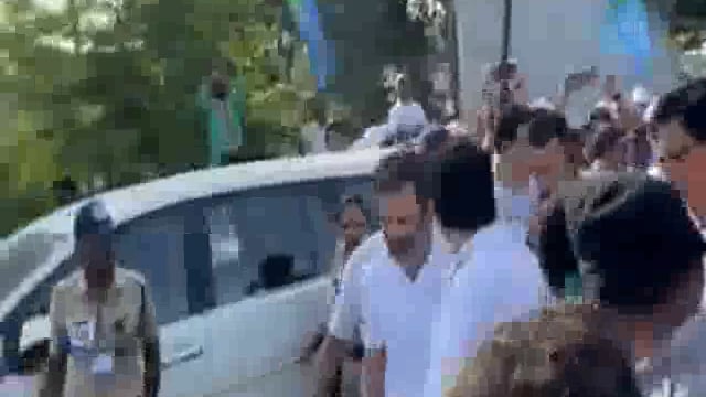 तासगावचे राष्ट्रवादीचे युवा नेते रोहित पाटील हे राहुल गांधी यांच्या भारत जोडो यात्रेत सहभागी झाले