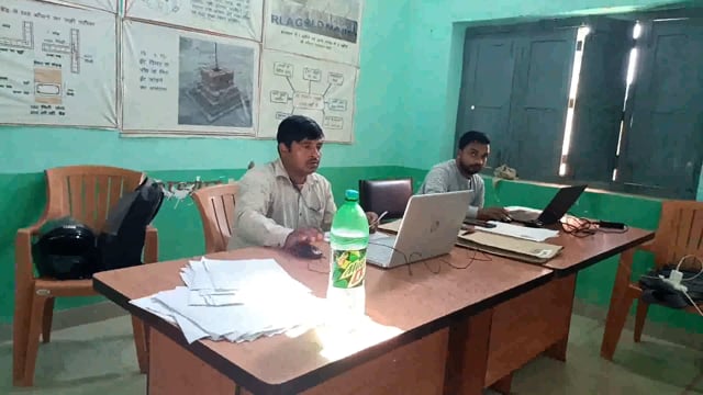 राशन कार्ड से संबंधित दिए गए आवेदनों का सत्यापन का कार्य अंबेडकर सभा भवन सूर्यगढ़ा में किया जा रहा है