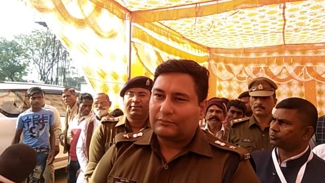 जनपद संभल के पोस्टमार्टम हाउस बहापुर पट्टी में पुलिस चौकी  निर्माण के संबंध में पुलिस अधीक्षक चक्रेश मिश्र ने दी जानकारी
