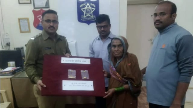 न्यायालयाच्या आदेशाने फिर्यादीस मुद्देमाल परत