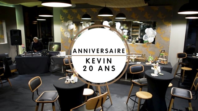 Vidéo anniversaire Kevin 20 ans à Aix-en-Provence Vidéo d’anniversaire des 20 ans de Kevin au Noodles Bar à Aix-en-Provence