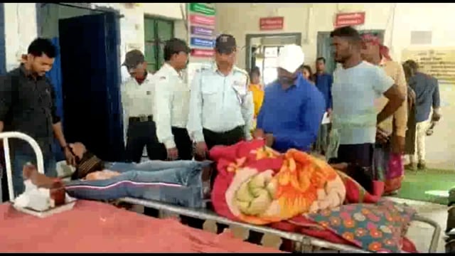 पनसल्ला गांव के समीप बाइक एवं हाईवा की टक्कर में बाइक सवार युवक हुआ गंभीर रूप से जख्मी