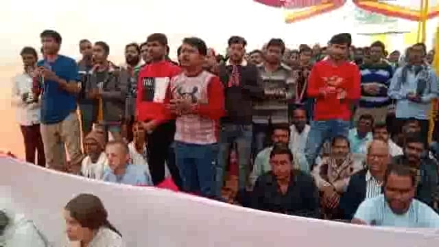 होमगार्ड एवं कारागार मंत्री उत्तर प्रदेश सरकार धर्मवीर प्रजापति पहुंचे जिला कारागार:  किया श्रीमद् भागवत कथा का शुभारम्भ