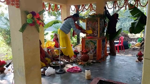 जकरपुरा पंचायत स्थित श्री श्री 108 राम जानकी ठाकुरबाड़ी में 72 घंटे का अखंड सीताराम धुनी संकीर्तन का आयोजन किया गया