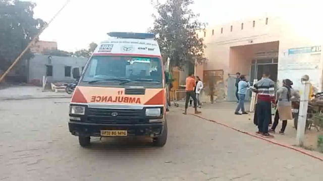 कोतवाली खेर गांव जामुन का के पास बाइक सवार को अज्ञात वाहन ने मारी टक्कर मौके पर ही मौत