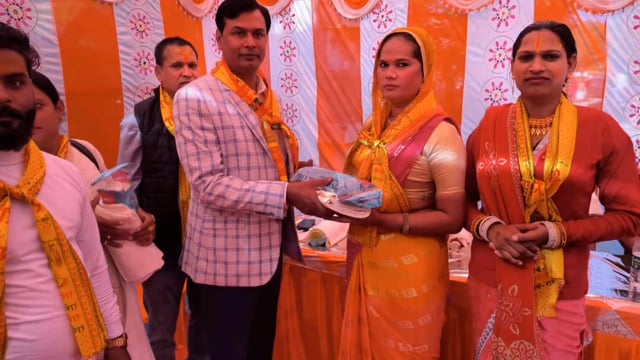 ग्रामीण पत्रकार संघ के तत्वाधान में रविवार को राधारानी मानसरोवर पर पत्रकार सम्मान समारोह का आयोजन किया गया