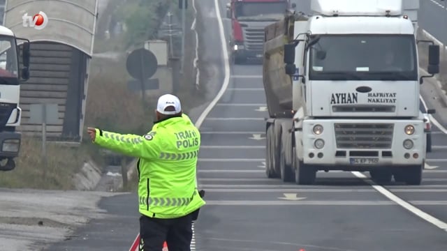 Bolu Dağı’nda Kış Lastiği Uygulaması