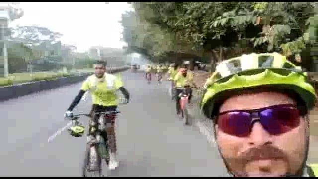 मृदा संवर्धनाचा संदेश देत उदगीरचे 34 सायकलस्वार पोहचले येलमाचिली 820 कि.मीचा प्रवास केला सुरक्षित