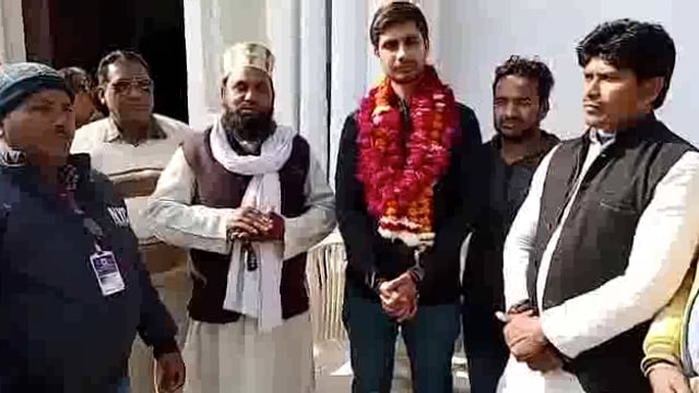 अंतर्राष्ट्रीय वैश्विक मानवाधिकार के पदाधिकारियों नेIES की परीक्षा में प्रथम रैक पाने वाले अभिषेक तिवारी का किया सम्मान