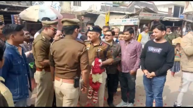 चिलबिला चौकी इंचार्ज ने एडीजी प्रेम प्रकाश का किया भव्य स्वागत

