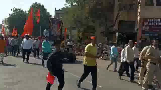 आटपाडीतील हिंदू धर्म रक्षक मोर्चाचा भाजपने घेतला ताबा; स्थानिक हिंदू नेत्यांनी भाजपचा केला निषेध