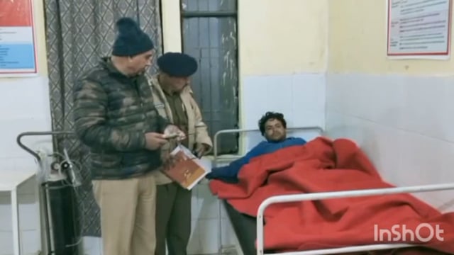 मथुरा पुलिस व गौ तस्करों में हुई मुठभेड़ एक गौ तस्कर के लगी गोली हॉस्पिटल में कराया भर्ती