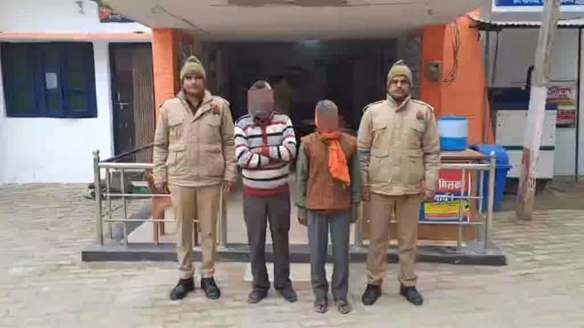 थाना भवानीगंज पुलिस द्वारा 02 नफर वांरटी अभियुक्त को गिरफ्तार कर,माननीय न्यायालय भेजा गया ।