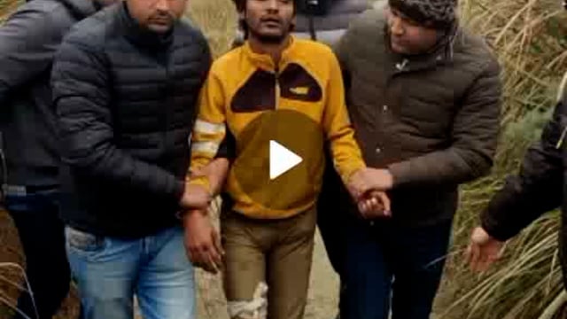 मथुरा में फिर हुई एक मुठभेड़ पुलिस और बदमाश के बीच गोली लगने से घायल बदमाश को लिया हिरासत में