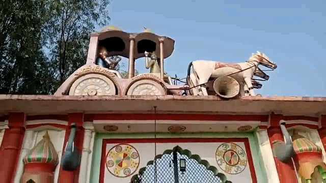 खैर तहसील के गांव शिवाला में श्रीमद् भागवत कथा की अमृत वर्षा 