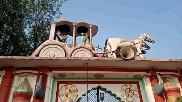 खैर तहसील के गांव शिवाला में श्रीमद् भागवत कथा की अमृत वर्षा 