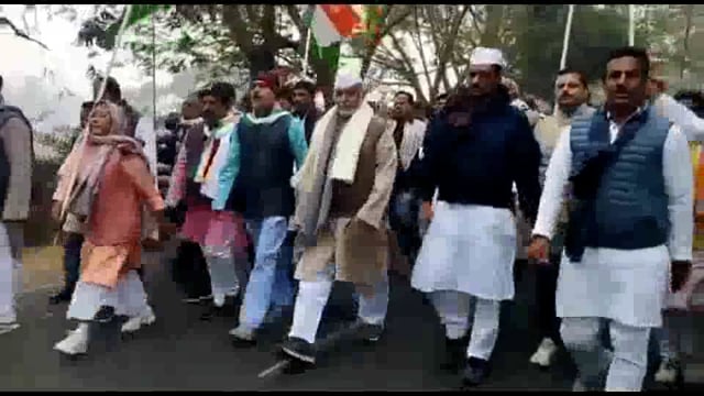 कांग्रेस की भारत जोड़ो यात्रा पहुंची अमरपुर