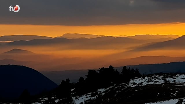 Bolu'da Kartpostallık Gün Batımı