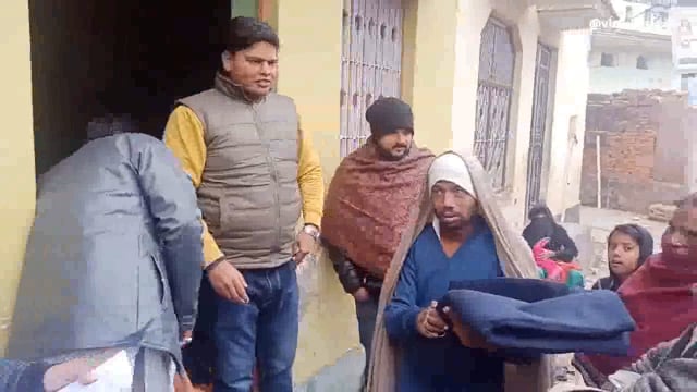 भारतीय मानव सेवा संगठन ने गरीबों में बांटे कंबल