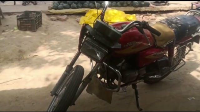 रानीगंज बाजार में दो मोटरसाइकिल की आमने-सामने हुई भिड़ंत एक युवक हुआ घायल