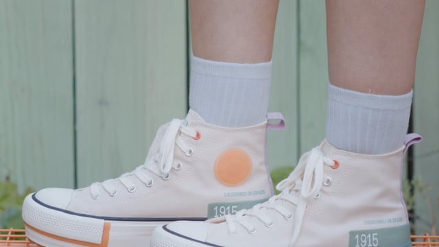 TRIBU DOBLE CANVAS MID BOOT & COLOUR PIECES