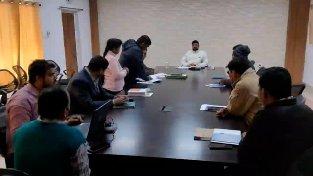 जलछाजन समिति की बैठक आयोजित ,दिए कई आवश्यक निर्देश