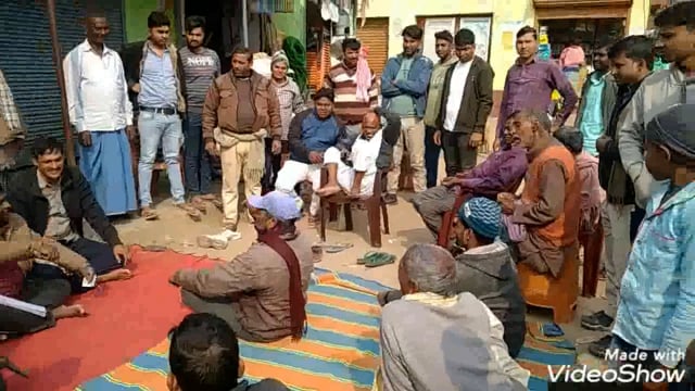 सिरदला सरस्वती पूजा को लेकर बरदाहा बाजार में ग्रामीणों की बैठक