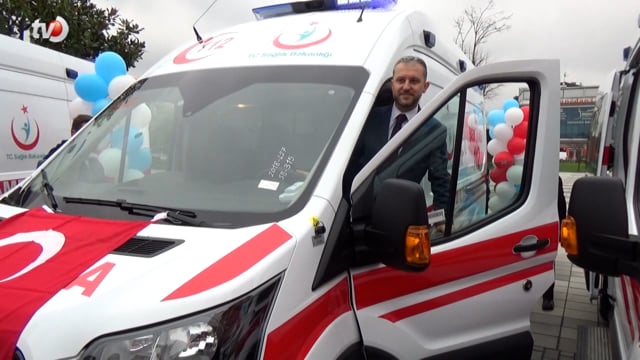 Düzce’de Ambulans Sayısı 45’e Yükseldi