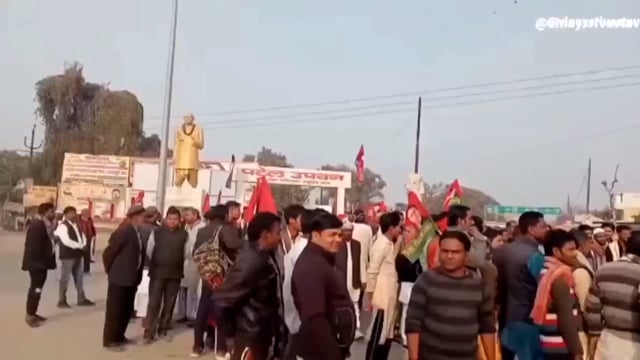 शिवपाल सिंह यादव मऊ पहुंचे