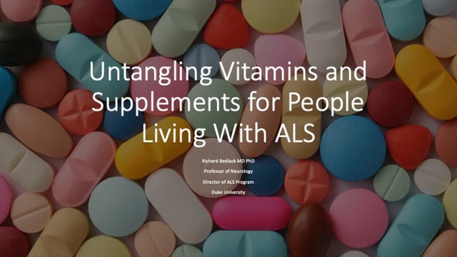 ALSUntangled – Vitamins and Supplements in ALS Screen Grab