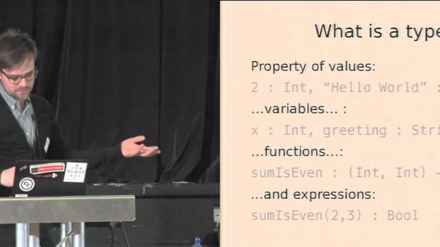 talk by Tim Cowlishaw: From Ruby to Scala and back again: Better living through type-checking