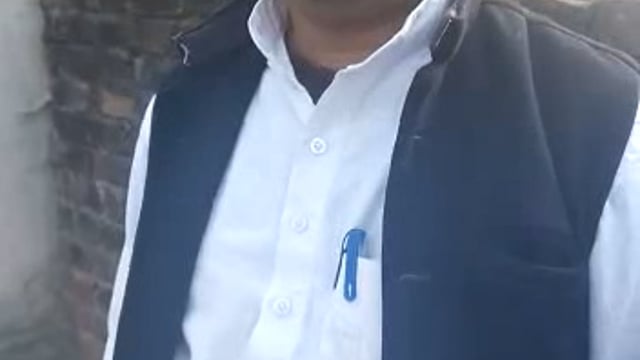 प्रधान प्रतिनिधि शाकिर अंसारी ग्राम पंचायत बसंतपुर