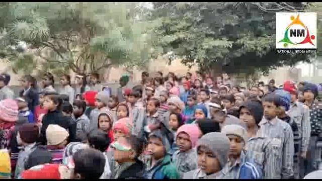 मांट क्षेत्र के  जे पी हायर सेकेंडरी स्कूल में धूमधाम से मनाया गया 74 वां गणतंत्र दिवस।