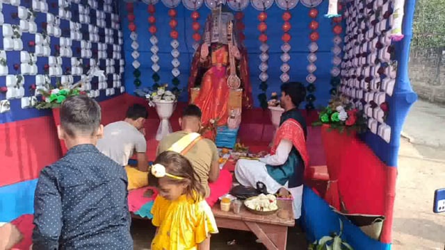 बसंत पंचमी के शुभ अवसर पर सूरजगढ़ा प्रखंड के कई क्षेत्रों में धूमधाम से मनाई जा रही है सरस्वती पूजा