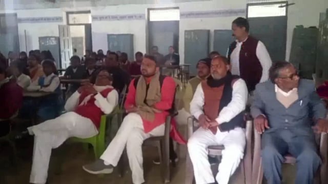 रानीपुर जनता इंटर कॉलेज प्रांगण में भाजपा द्वारा प्रधानमंत्री द्वारा नई शिक्षा नीति कार्यक्रम सम्मेलन का किया गया आयोजन