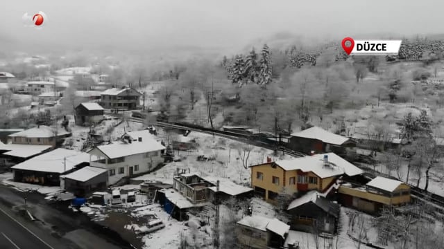 Bolu Dağı Beyaz Örtüyle Kaplandı