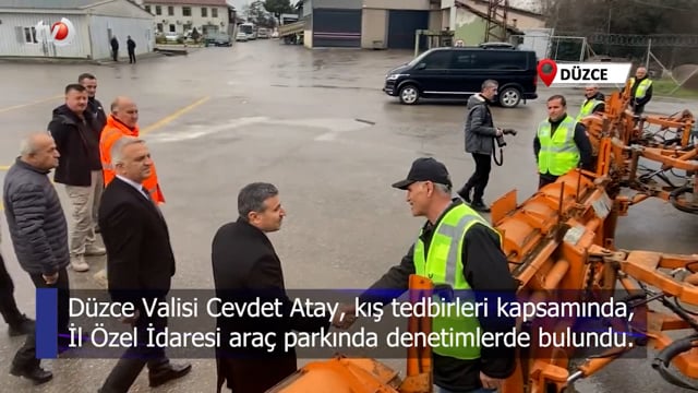 Düzce Kar Yağışına Hazır