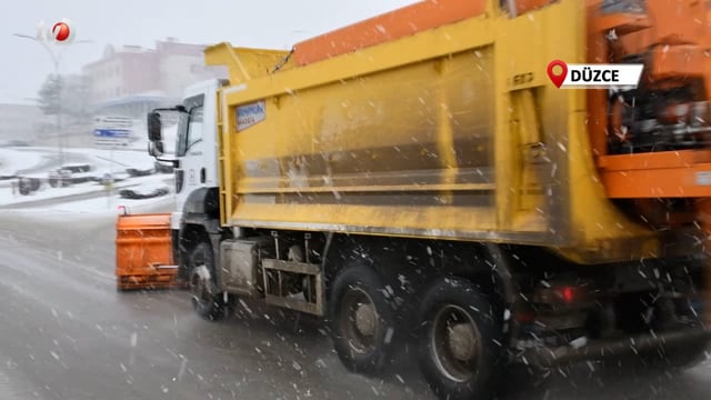 Beklenen Kar Geldi Mücadele Başladı