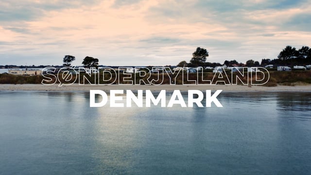 Familie på campingferie i Sønderjylland