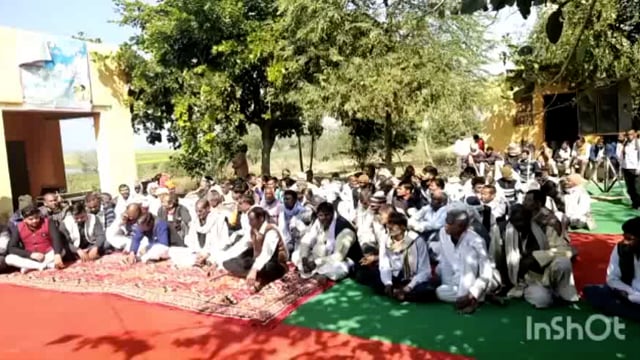 मथुरा जनपद के भद्रवन व भोगांव के मध्य पक्का पुल बनाए जाने को लेकर ग्रामीण एवं संतों ने की महापंचायत