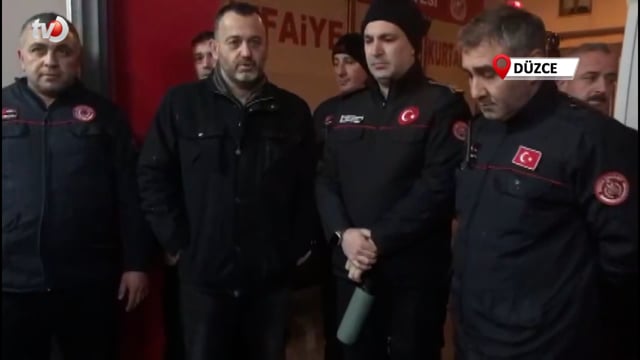 23 Kasım’da Depremi Yaşamış Düzce’den Ekipler Yola Çıktı