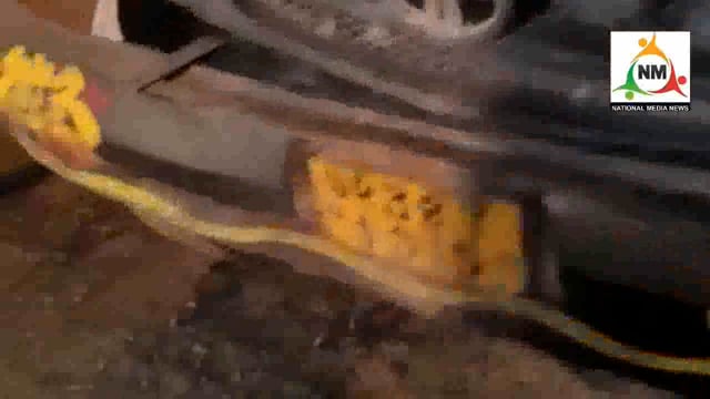 जैंत क्षेत्र के अंतर्गत देवी आटस में ग्रामीणों ने पकड़ी गौ तस्करों की गाड़ी,गौ तस्कर अंधेरे का फायदा उठाकर मौके से फरार 