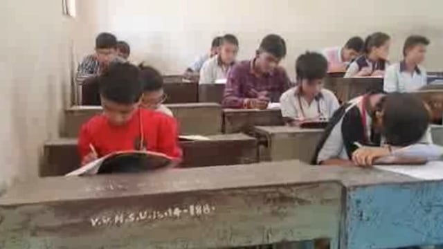 विध्यावर्धनी शाळेत पूर्व माध्यमिक शिष्यवृत्ती परीक्षा शांततेत संपन्न