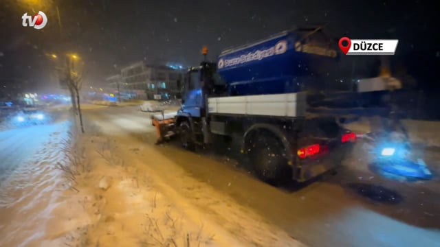 Düzce Valiliği’nden Kuvvetli Kar Yağışı Uyarısı