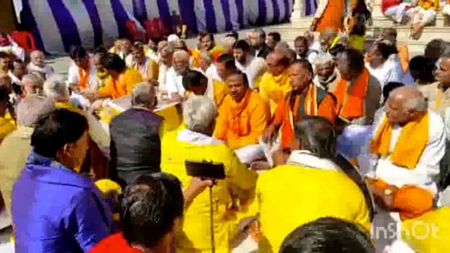 नंदगांव बरसाना के ब्रज वासियों ने एक स्वर में अंतर्वेदी ब्रज परिक्रमा का विकास कार्य शुरू होने का किया समर्थन