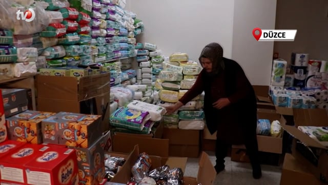 Depremzedeler İçin Sosyal Market Açıldı