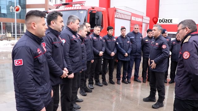 Düzce’den Kahramanmaraş’a İtfaiye Müfrezesi